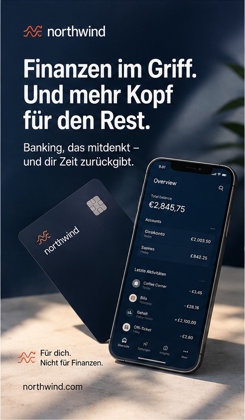 Northwind campaign execution for the Austrian market, German headline