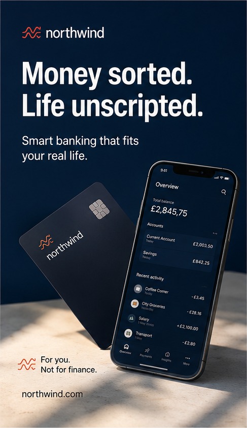 Northwind campaign execution for the UK market, English headline